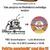 MEX (pozvánka): FBC Grasshoppers AC UNIZA - ŠK Lido Bratislava